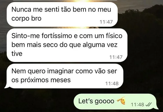 Conversa de um cliente com o André