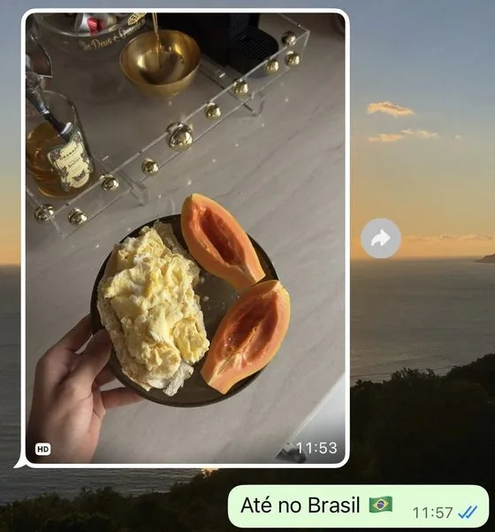Conversa de um cliente com o André