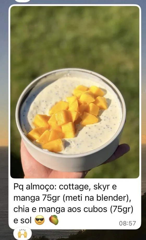Conversa de um cliente com o André