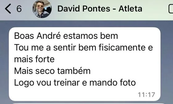 Conversa de um cliente com o André