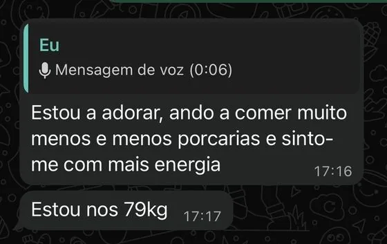 Conversa de um cliente com o André