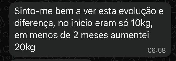 Conversa de um cliente com o André