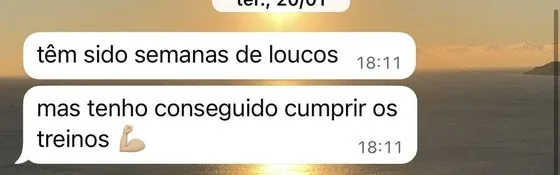 Conversa de um cliente com o André