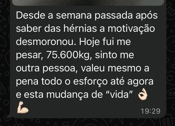 Conversa de um cliente com o André