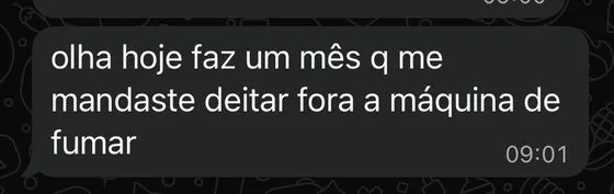 Conversa de um cliente com o André