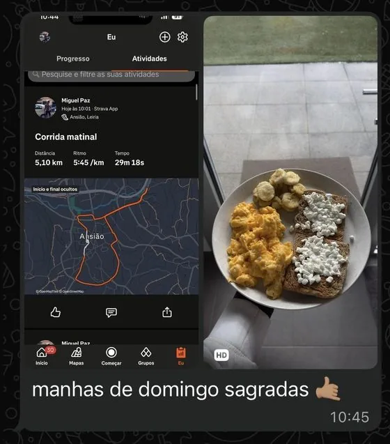 Conversa de um cliente com o André
