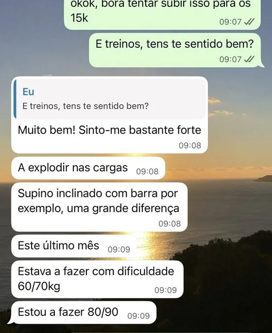 Conversa de um cliente com o André